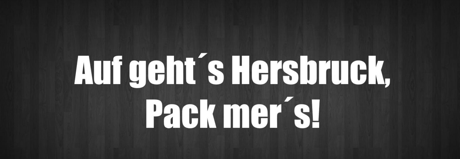 Auf geht's Hersbruck - Pack mer's!